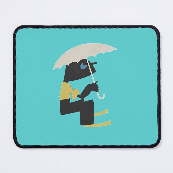 Item preview, Rain is bad for a book, illustration, WPA poster art, vintage designed and sold by Nostrathomas66.