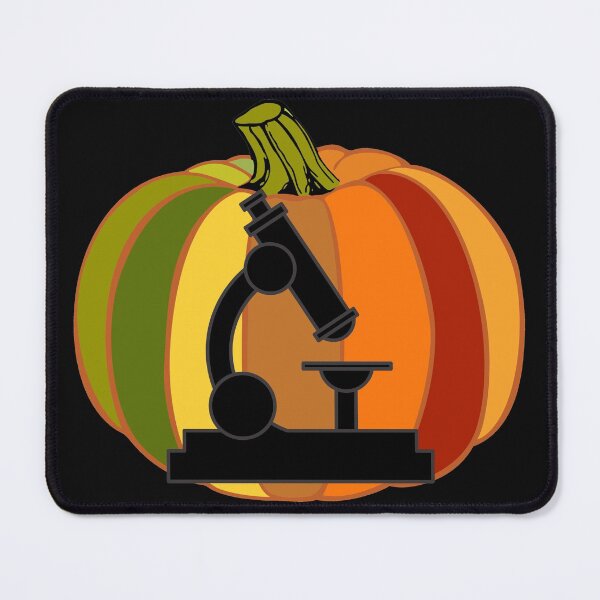 Item preview, MEDICAL LABORATORY SCIENTIST HALLOWEEN FALL COLORED RETRO PUMPKIN WITH MICROSCOPE designed and sold by Hippiesole.