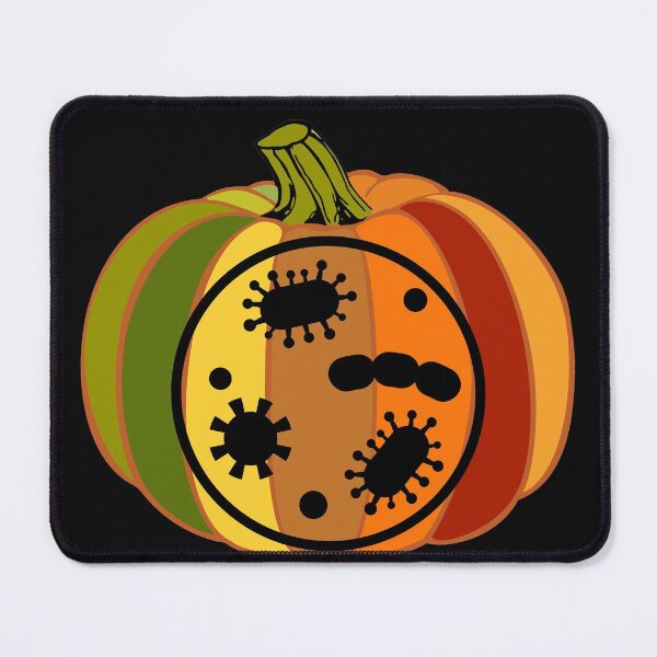 Item preview, MEDICAL LAB SCIENTIST HALLOWEEN RETRO FALL COLORED PUMPKIN BACTERIA designed and sold by Hippiesole.