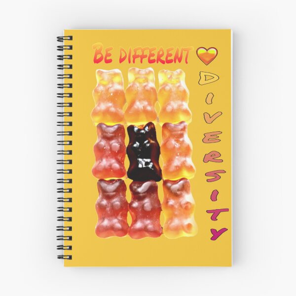 Artikelvorschau, Be different - love diversity - Gummibärchen mit Schriftzug - Fotodesign entworfen und verkauft von kikidu21.