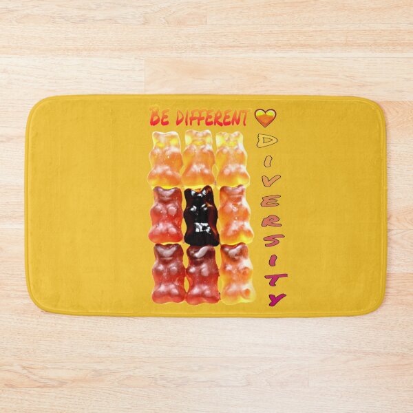 Item preview, Be different - love diversity - gummy bears with lettering - photo design designed and sold by kikidu21.