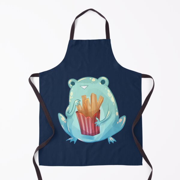 Item preview, Blue Fries Froggy designed and sold by GalaxyChicken.