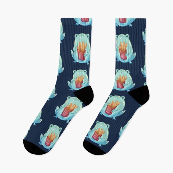 Item preview, Blue Fries Froggy designed and sold by GalaxyChicken.