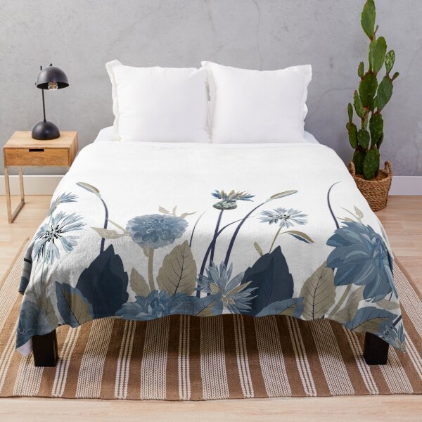 Item preview, Blue Cornflowers, Dahlias, Thistles designed and sold by GeeHanz.