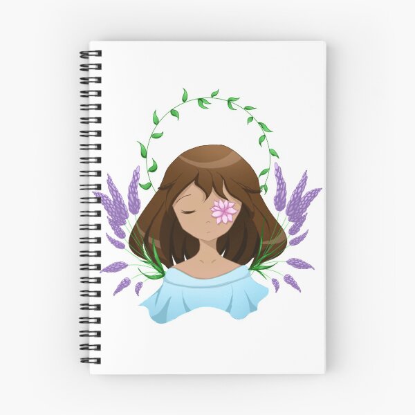 Item preview, Aesthetic Flower Angel (Lavender) - Colored Lineart designed and sold by Flyaways.
