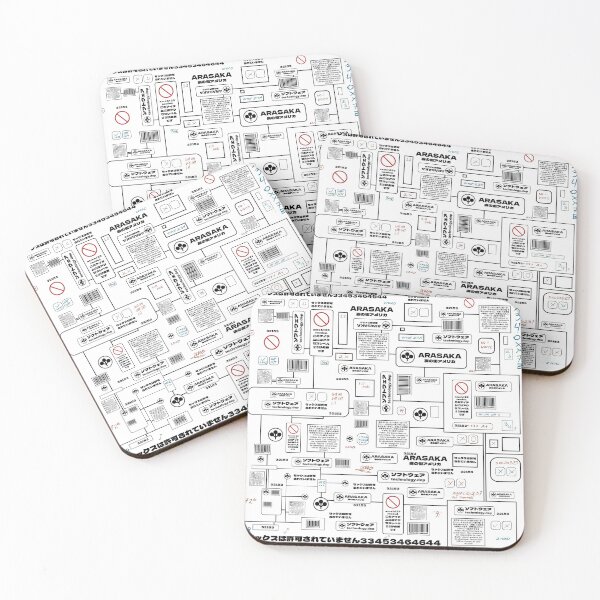 Item preview, Arasaka cyberpunk sci fi pattern. designed and sold by JJadx.