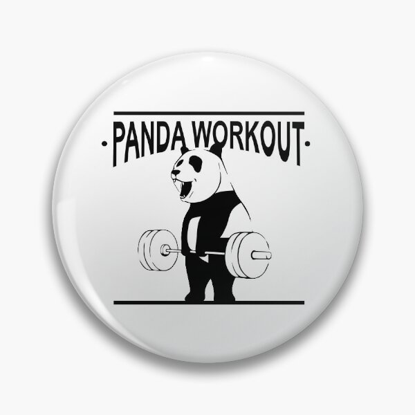 Item preview, Panda Workout Lift Weight Funny designed and sold by InkonoStore.