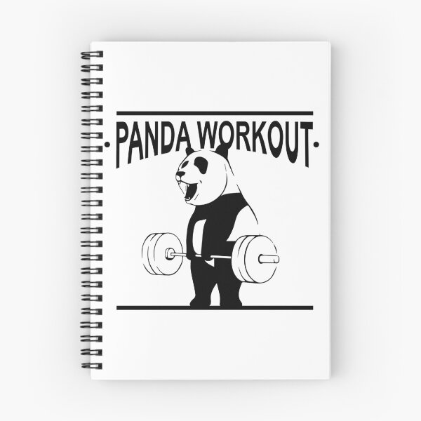 Item preview, Panda Workout Lift Weight Funny designed and sold by InkonoStore.