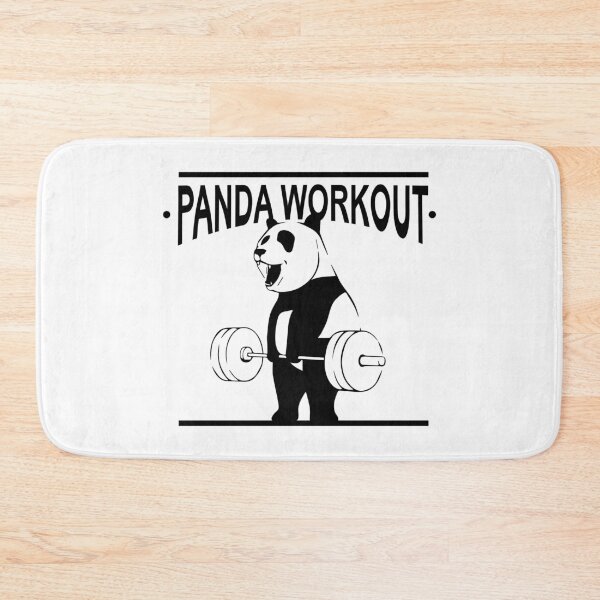 Item preview, Panda Workout Lift Weight Funny designed and sold by InkonoStore.
