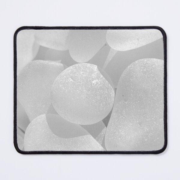 Item preview, IMAGE PRINT ONLY White Sea Glass Pale and Simple Pale Grey Look Classy and Elegant Ideal for a Beach Wedding designed and sold by Beachy.