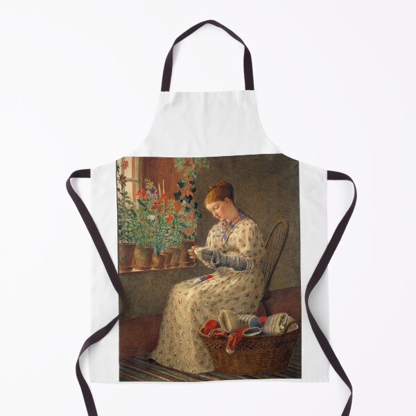Item preview, A Month's Darning by Enoch W Perry 1876 designed and sold by WaratahColours.