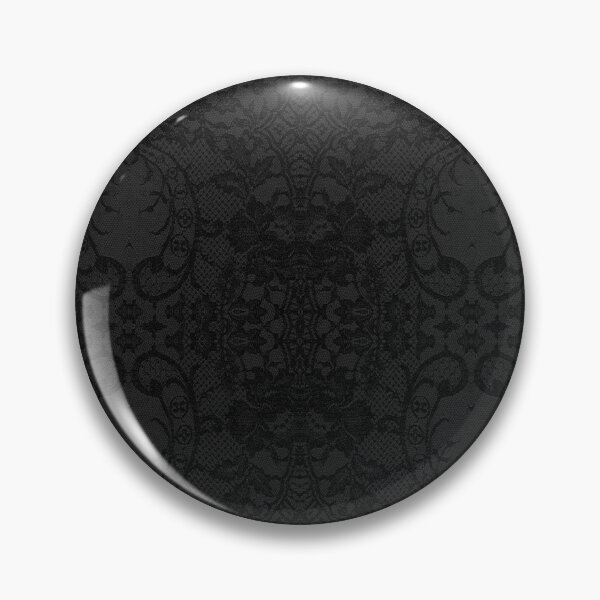 Item preview, Chic Tonal Black Symmetric Floral Lace Repeat Pattern  designed and sold by LaceySkies.