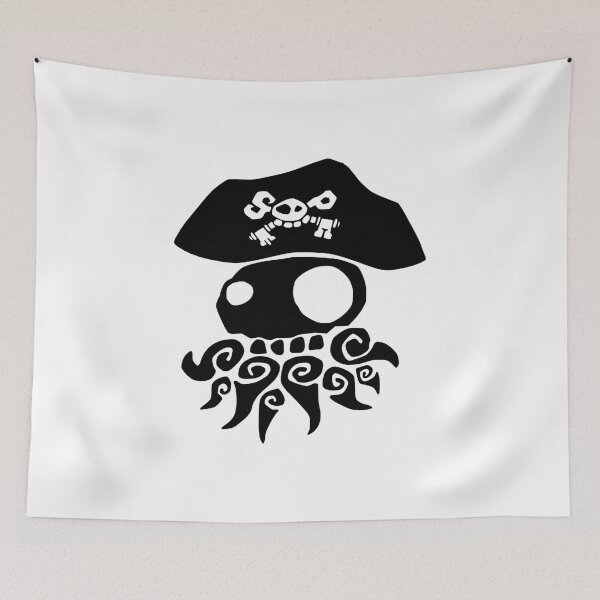 Item preview, Pirate Captain Skull-Octopus designed and sold by SweetPeasBoatTs.