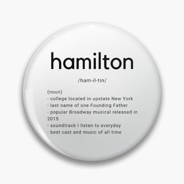 Item preview, Hamilton Definition designed and sold by Max  Sklar.
