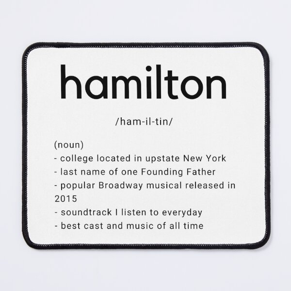 Item preview, Hamilton Definition designed and sold by Max Sklar.