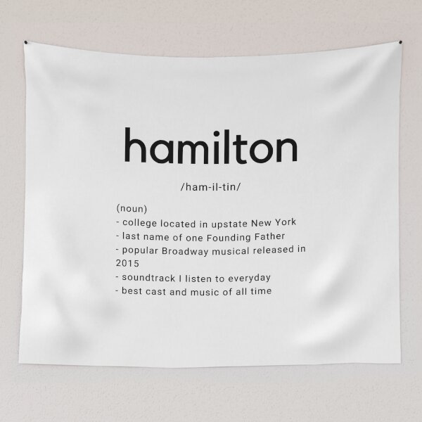 Aperçu de l'œuvre Définition de Hamilton créée et vendue par Max  Sklar.