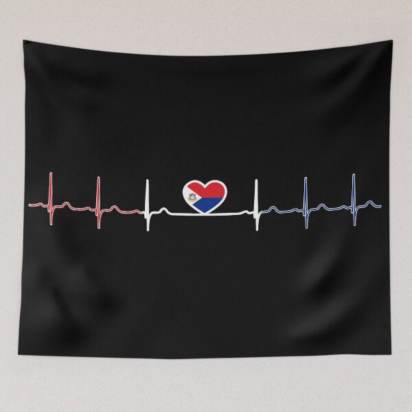Item preview, Heartbeat Sint Maarten designed and sold by Heartbeatsalad.