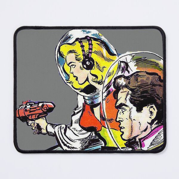 Item preview, Astronaut Couple with Rayguns, Comic Book designed and sold by Nostrathomas66.