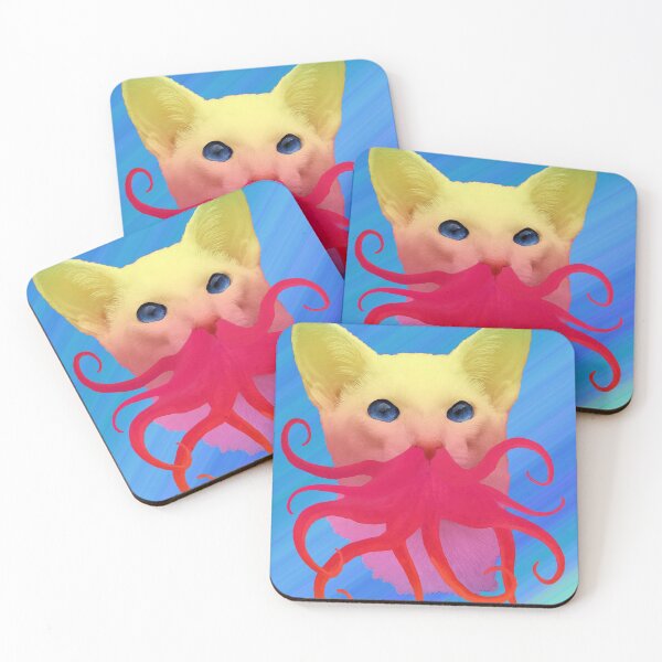 Item preview, Tentacle Meow as Spirit Animal designed and sold by Loveday Funck.