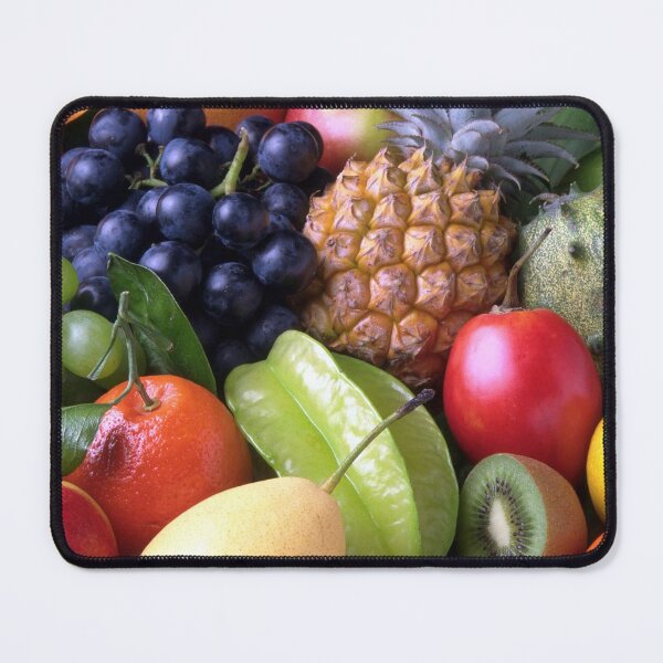 Item preview, Fruit collage, Kiwi, starfruit, peach, grapes, pear, apple, pineapple, orange, dragonfruit designed and sold by Nostrathomas66.