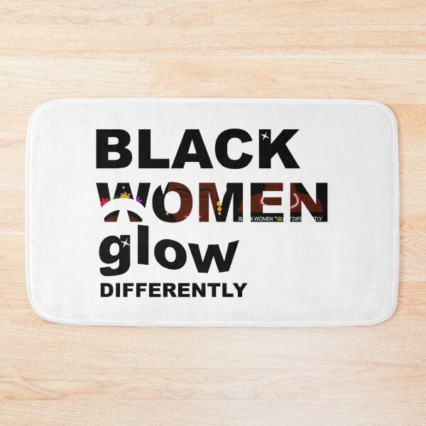 Item preview, Black Women Glow Differently  designed and sold by showoffmarket.