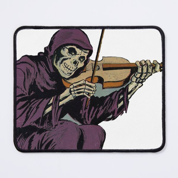 Item preview, Skeleton playing violin in Purple Robe, Comic book designed and sold by Nostrathomas66.
