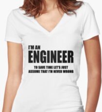 Engineer 2.0 Women's Fitted V-Neck T-Shirt