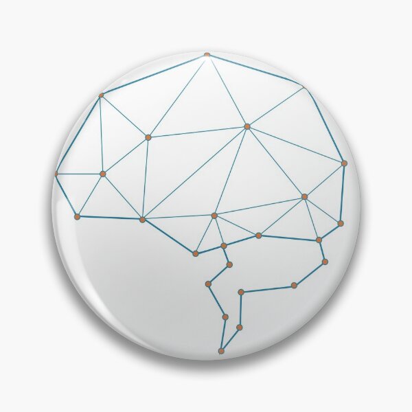 Item preview, Brain shaped AI artificial intelligence art designed and sold by EngineersArt.