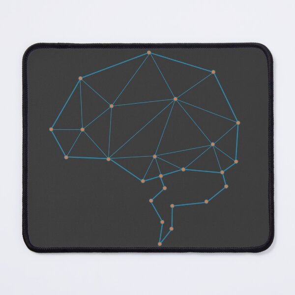 Item preview, Brain shaped AI artificial intelligence art designed and sold by EngineersArt.