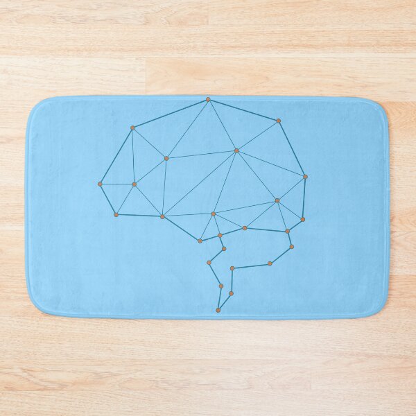 Item preview, Brain shaped AI artificial intelligence art designed and sold by EngineersArt.