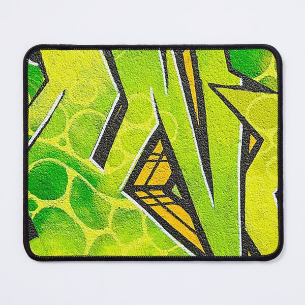 Item preview, Bright Green and Yellow Graffiti graphic design designed and sold by Nostrathomas66.
