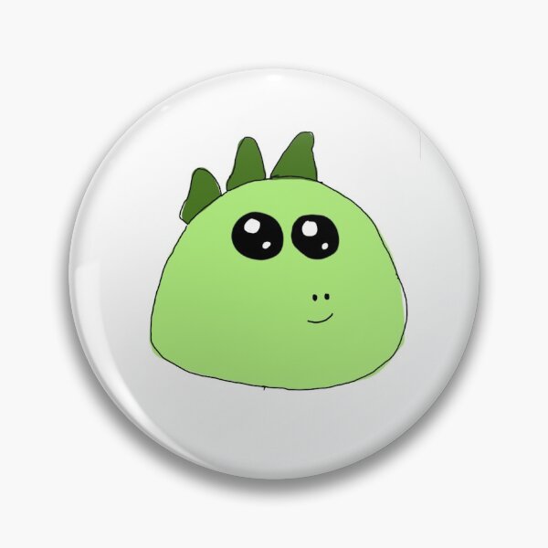 Item preview, Cute green kawaii Dino points  designed and sold by greenmtndesigns.