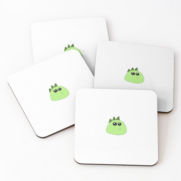 Item preview, Cute green kawaii Dino points  designed and sold by greenmtndesigns.