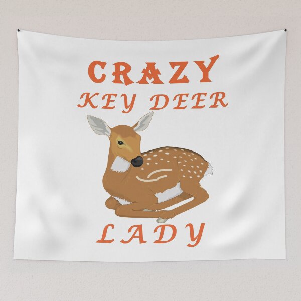 Item preview, Crazy Key Deer Lady Big Pine Key Lower Florida Keys designed and sold by KeysTreasures.