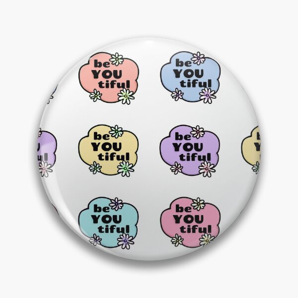 Item preview, Beautiful BeYOUtiful Colorful Cloud With Daisies - Kawaii Motivational Aesthetic designed and sold by ViewerEqualsPhoton.