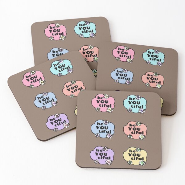 Item preview, Beautiful BeYOUtiful Colorful Cloud With Daisies - Kawaii Motivational Aesthetic designed and sold by ViewerEqualsPhoton.