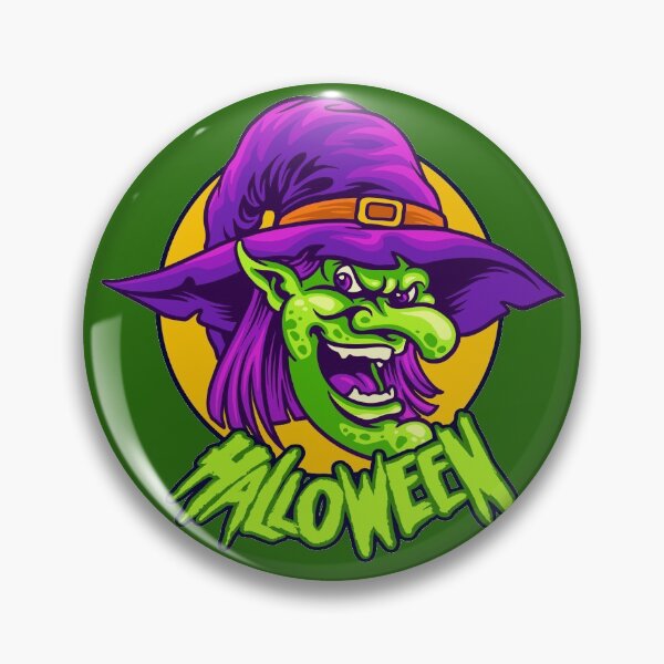 Item preview, Halloween Character Old Lady Witch Head designed and sold by Ermland-LabeL.