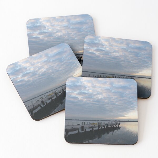 Item preview, Morning Jetty - A Luminous Daybreak On The Waterfront designed and sold by Georgia Mizuleva.