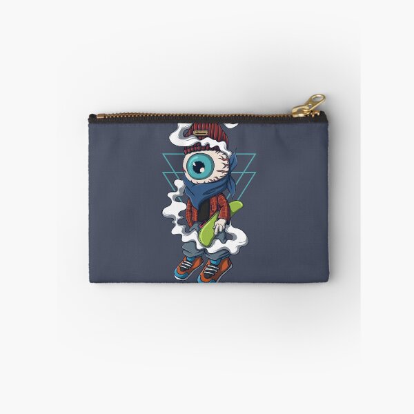 Aperçu de l'œuvre Trippy Eyeball Skater // Skateboarding Eyeball créée et vendue par SLAG-Creative.