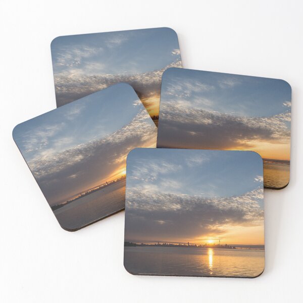 Item preview, Brilliant Toronto Skyline Sunrise Over Lake Ontario designed and sold by Georgia Mizuleva.