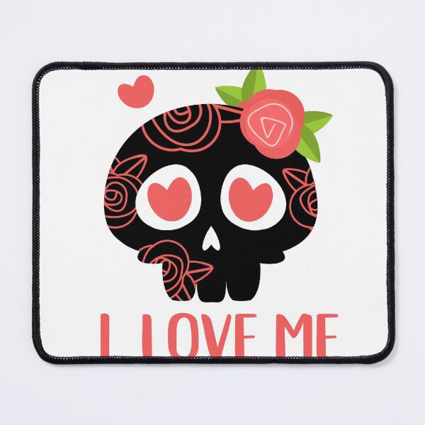 Item preview, i love me skull designs designed and sold by BeautyArtsHub.