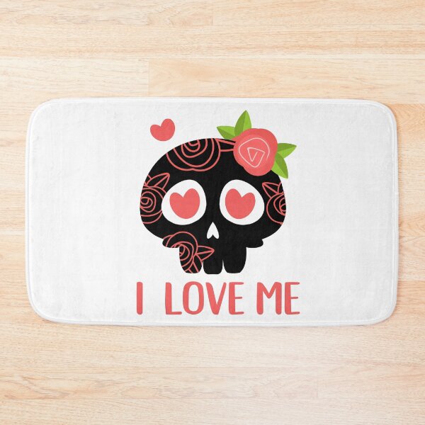 Item preview, i love me skull designs  designed and sold by BeautyArtsHub.