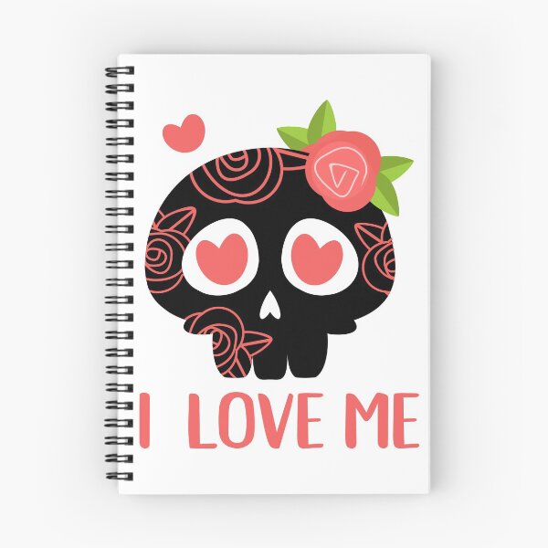 Item preview, i love me skull designs  designed and sold by BeautyArtsHub.