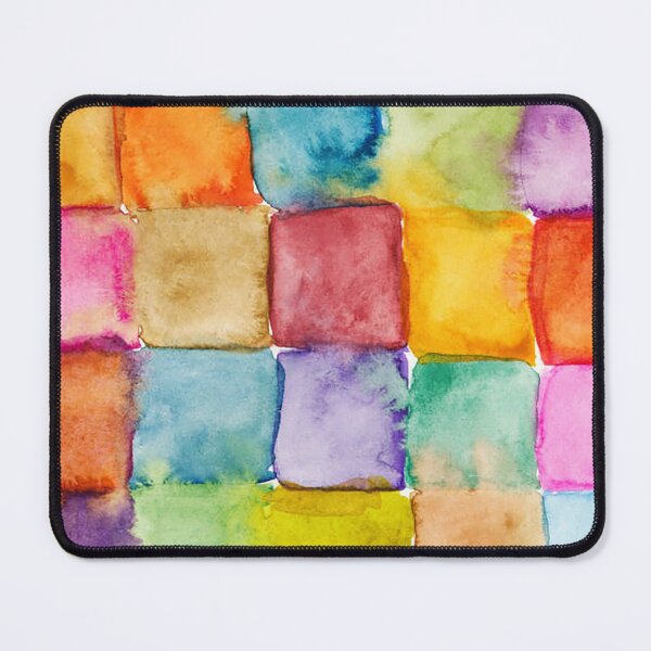 Item preview, Watercolor color block squares, graphic design designed and sold by Nostrathomas66.