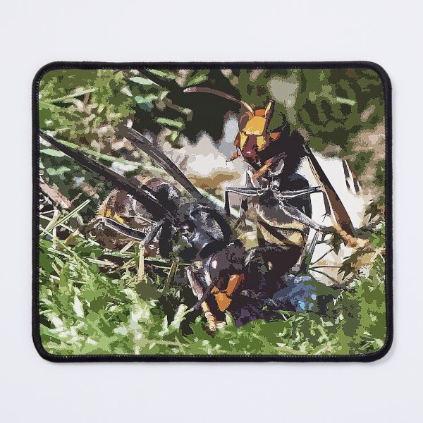 Item preview, r1397/ new finition 2021 - Red Wasp " en Peinture moderne "  (c)(t) 02 by Olao-Olvia / Okaio Créations designed and sold by o.okaïo.