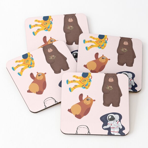 Item preview, astronaut bear designed and sold by Zaibo.