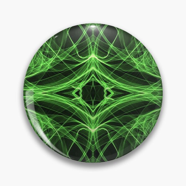 Item preview, Liquid Light Series #2 ~ Green Abstract Fractal Pattern designed and sold by Ascension Vibrations.