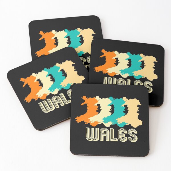 Item preview, Wales retro map designed and sold by Mila1946.