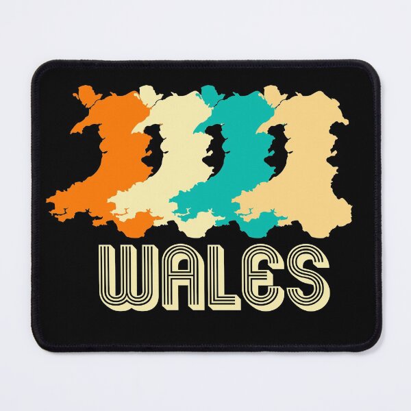 Item preview, Wales retro map designed and sold by Mila1946.