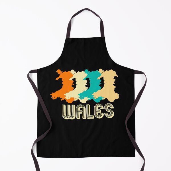 Item preview, Wales retro map designed and sold by Mila1946.